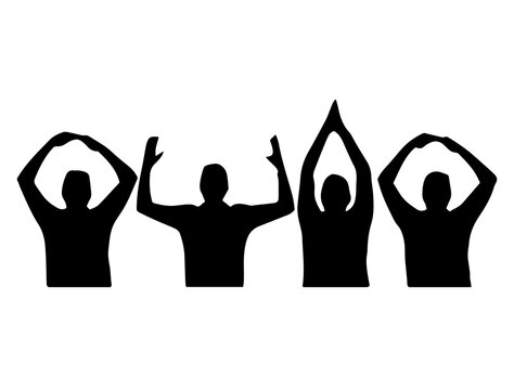 Ohio silhouette vector art white background