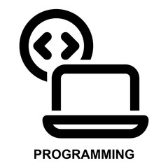 programming, coding, software, application, computer, software development expanded agile outline icon license for web mobile app presentation printing