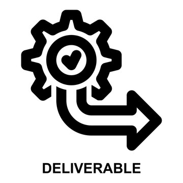 deliverable, release, launch, project deliverable, project output, working output, implementation expanded agile outline icon license for web mobile app presentation printing