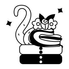 Get a glyph sticker of bath accessories 