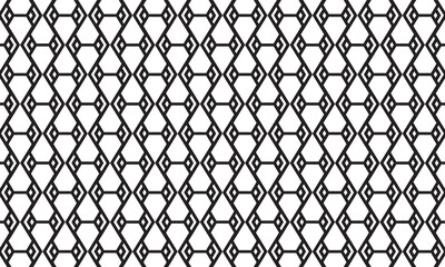 Fototapeta premium Embrace timeless elegance with this captivating black and white geometric pattern. Perfect for adding sophistication to your designs.