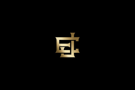 EJ monogram logo design