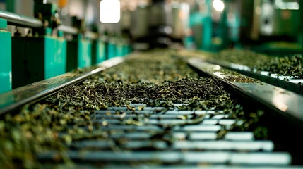 Foto op Aluminium tea in the factories industry. selective focus. © Erik