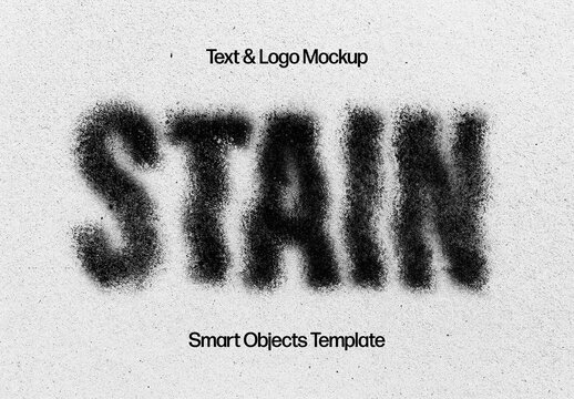 Distort Urban Dust Text Effect Mockup