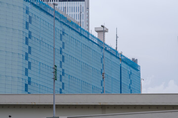 赤坂見附で解体が始まったホテルの建物