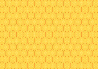 Bee comb pattern vector. Bee comb pattern wallpaper. free space for text. copy space.