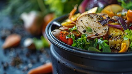 Food waste reduction initiatives, composting in communities