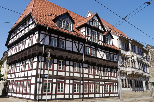 Fachwerkhaus in der Altstadt von Halberstadt