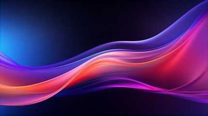 Fototapeta premium neon, abstract, background, flowing, lines, dynamic, waves, art, design, motion, vibrant, pattern, curves, energy, abstract art