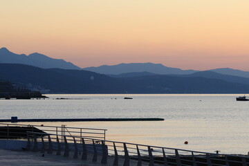 dawn on the Black Sea coast