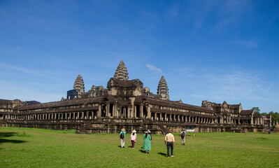 Beautiful temples of Angkor War in Cambodia. World Heritage site