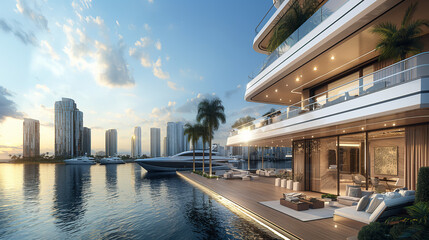 In the heart of the yacht club, a state-of-the-art marina offers world-class amenities and services...