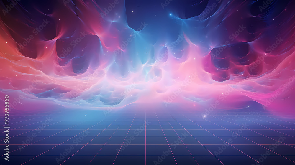 Poster infinite space. abstract modern backgroun