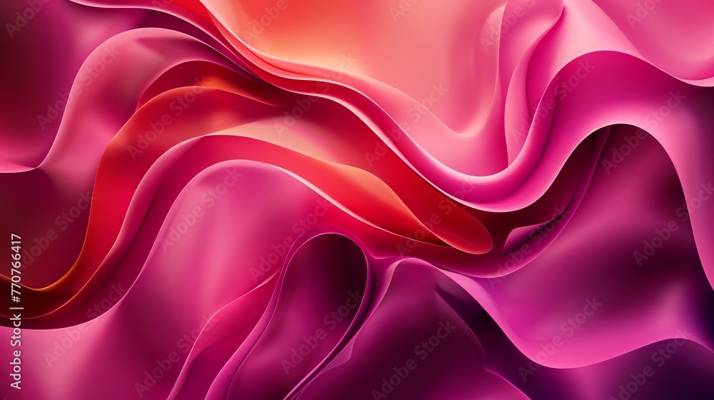 Poster abstract background with smooth shapes