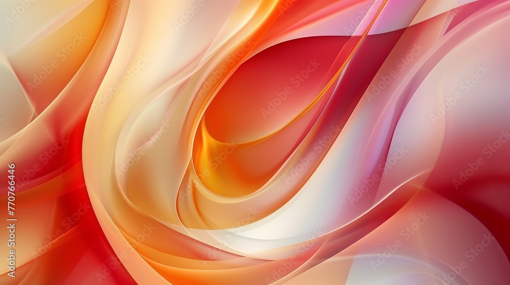 Aufkleber abstract background with smooth shapes