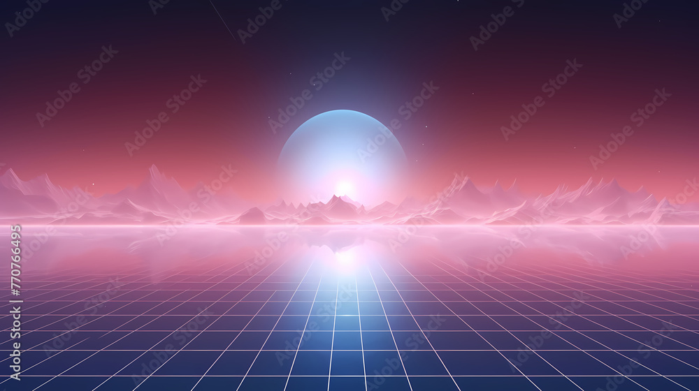 Poster infinite space. abstract modern backgroun