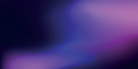 Dark blue purple glowing grainy gradient background black noise texture poster header banner design.vector