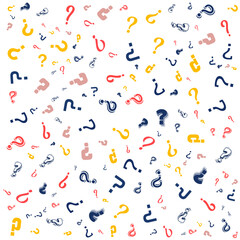 Question Background pattern vector design