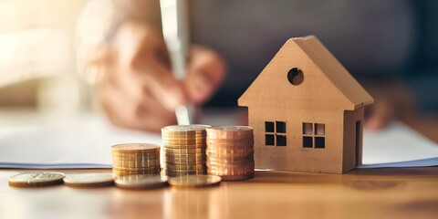 Signing a Contract for a New Home Purchase: A Symbol of Real Estate Investment. Concept Real Estate Investment, Home Purchase, Contract Signing, Property Ownership, Financial Commitment