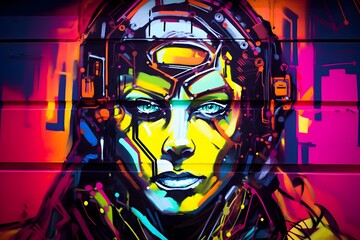 Futuristic International Gothic Graffiti: A Hi-Tech Urban Expression of Creativity