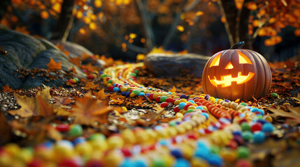 Candy Trail to Jack-o'-Lantern