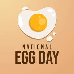 vector graphic of National Egg Day ideal for National Egg Day celebration.