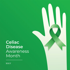 Fototapeta premium vector graphic of Celiac Disease Awareness Month ideal for Celiac Disease Awareness Month celebration.