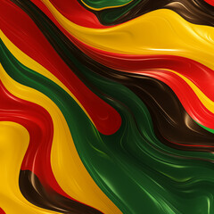 black, red, yellow, and green marble background 