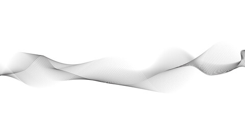 Abstract background with lines. Modern wavy stripes on white isolated background.