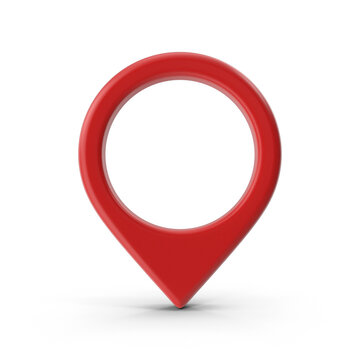 3D Realistic Location map pin gps pointer markers vector illustration for destination