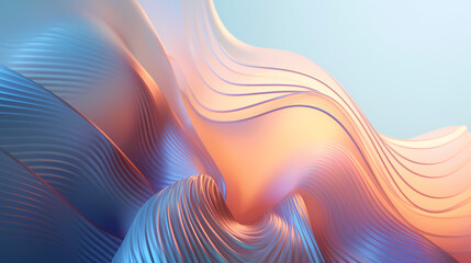 Modern Abstract Wavy Background