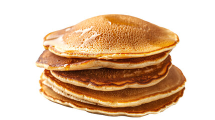 Pancakes isolated on white background transparent 