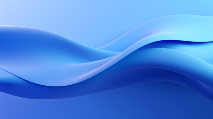 Abstract blue wavy shape background
