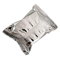 sachet de sablés au chocolat sur fond transparent 