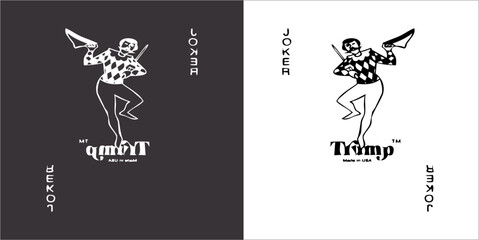 Illustration vector graphics of joker icon