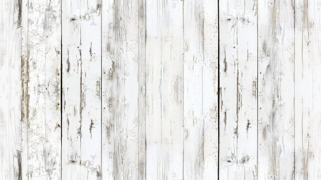 a seamless white painted wood texture, serving as a versatile background for various design projects, exuding simplicity and sophistication.