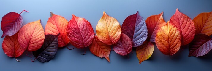 Fototapeta na wymiar Creative Layout Colorful Riskus Leaves, Background HD, Illustrations