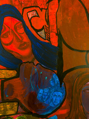 Original artwork painting on canvas