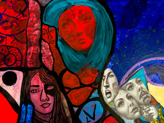 Original artwork painting on canvas