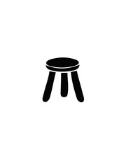 Silla taburete sgabello vector 