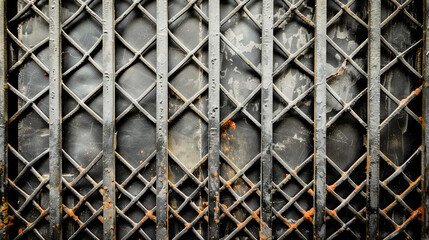 Texture of metal silver with rust mesh with modern and industrial look
