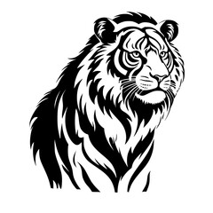 tiger head vector