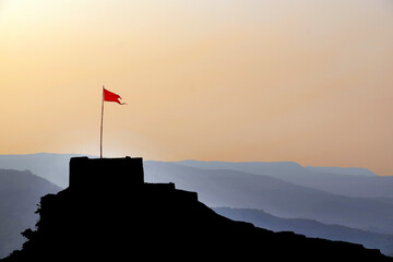 24 March 2024, Pratapgad: Historic Maratha fort, one of the Most crucial forts of Shivaji Maharaj,...