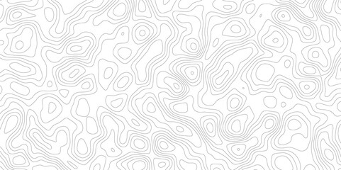 Topographic map and landscape terrain texture grid. Abstract lines background. Contour maps. Vector illustration. black and white topographic contours lines of mountains.	
