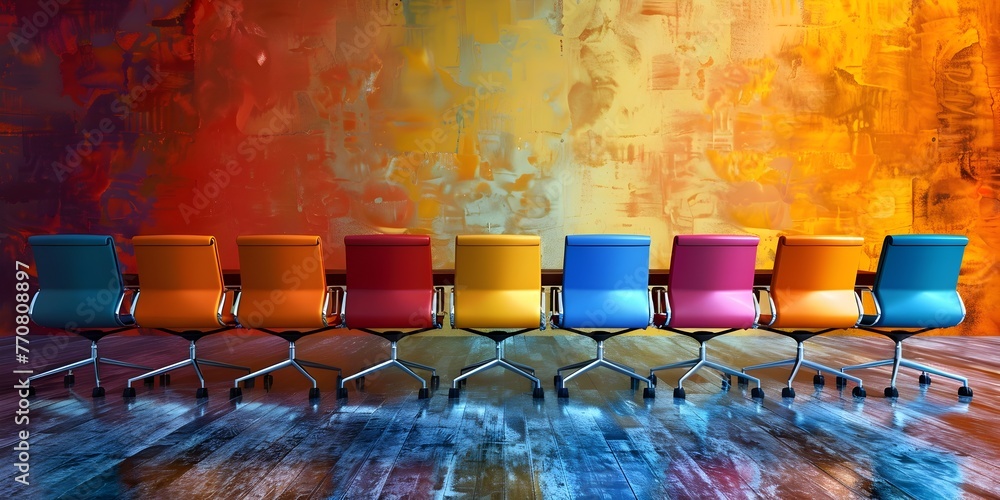 Poster diverse and inclusive roundtable design for collaborative decision making in the modern workspace