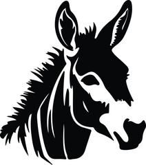 donkey silhouette