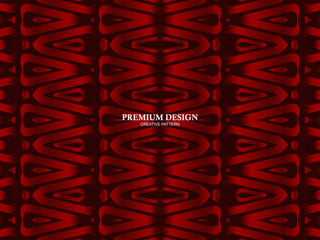 Premium background with abstract pattern. Modern steel and red carbon fiber background. light and shadow.