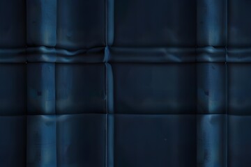 Naklejka premium Floating blue fabric Generative AI