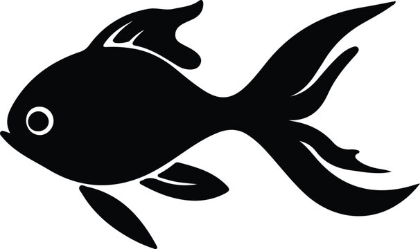 recommend clip art: goldfish silhouette