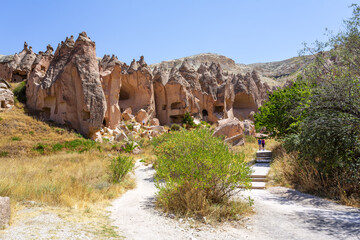Beautiful view of Zelve open air museum, Cappadocia - 770824819